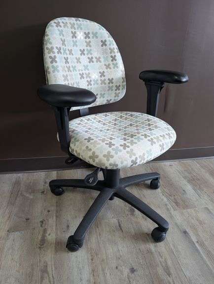 Chairs Limited Office Chair with Patterned Fabric Covering