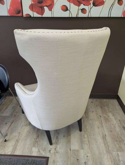 High-Back Upholstered Accent Chair