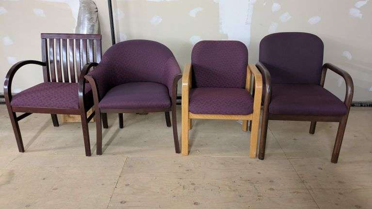 Lot of Office Chairs with Armrests