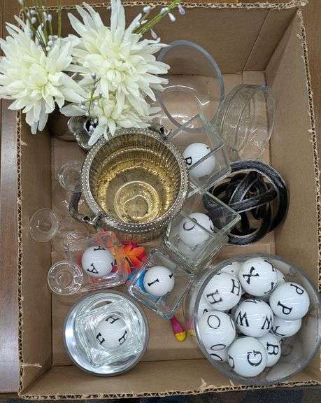 Box Lot of Household Items