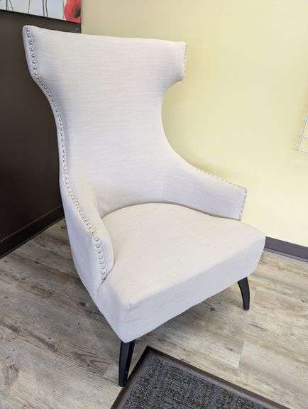 High-Back Upholstered Accent Chair