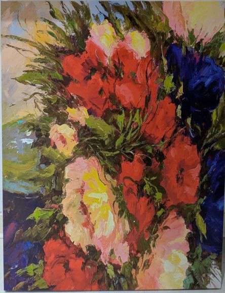 Colorful Abstract Floral Print