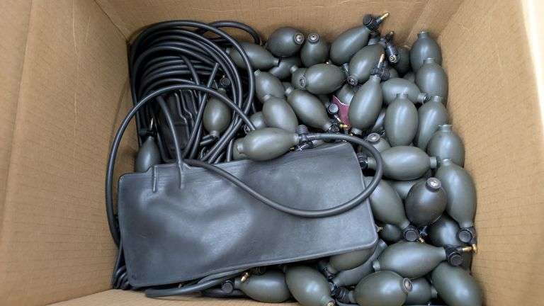 Lot of Approx.50 Manual Blood Pressure Pumps, 13" x 6"