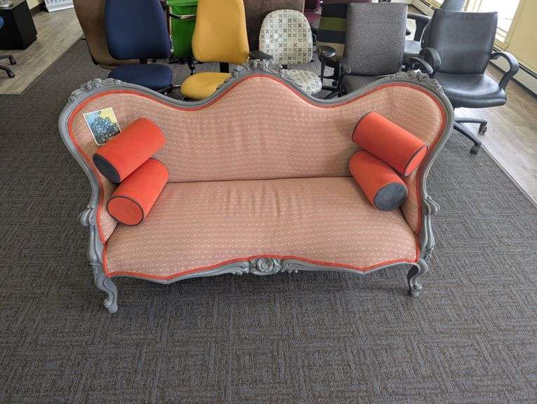 Vintage Re-Upholstered Sofa