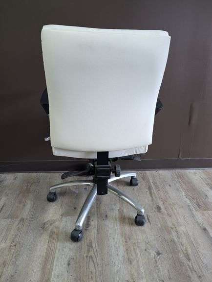 Chairs Limited Mid Back White Ergonomic Office Chair