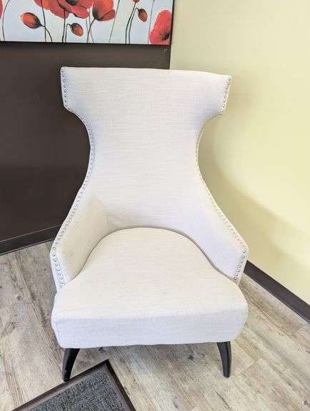 High-Back Upholstered Accent Chair