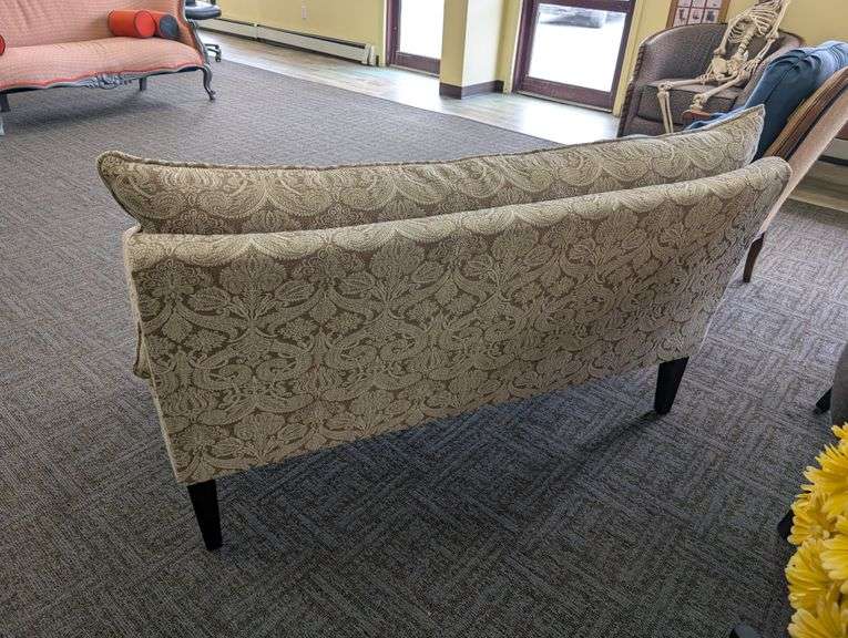 Vintage Upholstered Settee