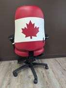 Chairs Limited Mid-Back Canadian Flag Office Chair