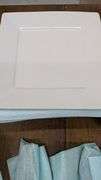 PC White Square Dinnerware and Cutlery Set