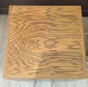 Wooden Side Table, 18" x 18" x 19"