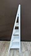 White Ladder Bookshelf, 17" x 16" x 53"