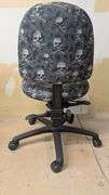 Skull Pattern Office Chair, 20" x 19" x 36"