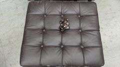 Pair of Modern Leather Lounge Chairs