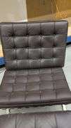 Pair of Modern Leather Lounge Chairs