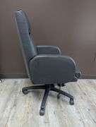 Chairs Limited Gray Leather Boardroom Office Chair