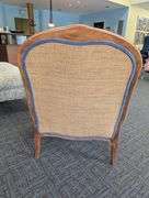 Vintage Blue Upholstered Armchair