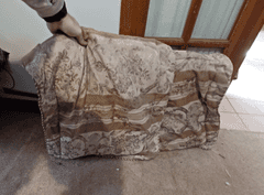 Decorative throw pillows, table runners