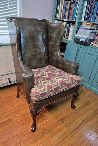 Vintage wingback chair