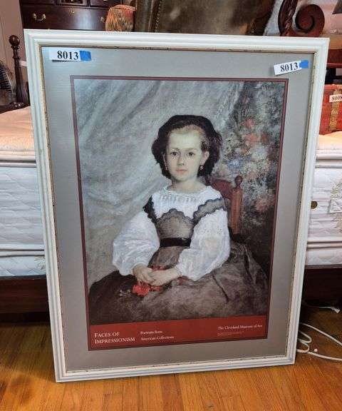 Framed Cleveland Museum of Art Faces of Impressionism poster