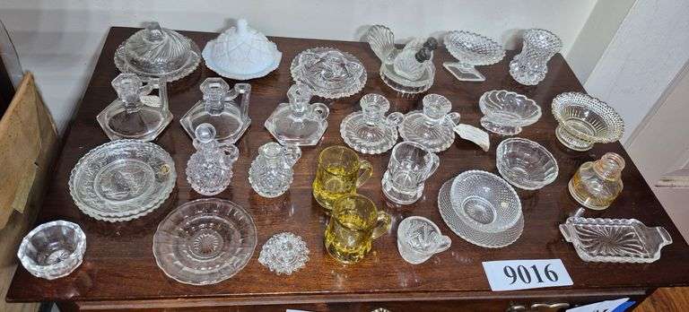 plates, bowls, mugs, vases, candle holders, etc