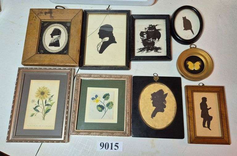 Small framed Prints including silhouettes