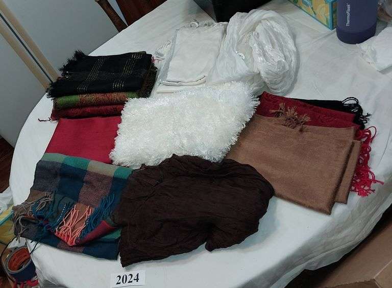 Women's scarves including Pashminas