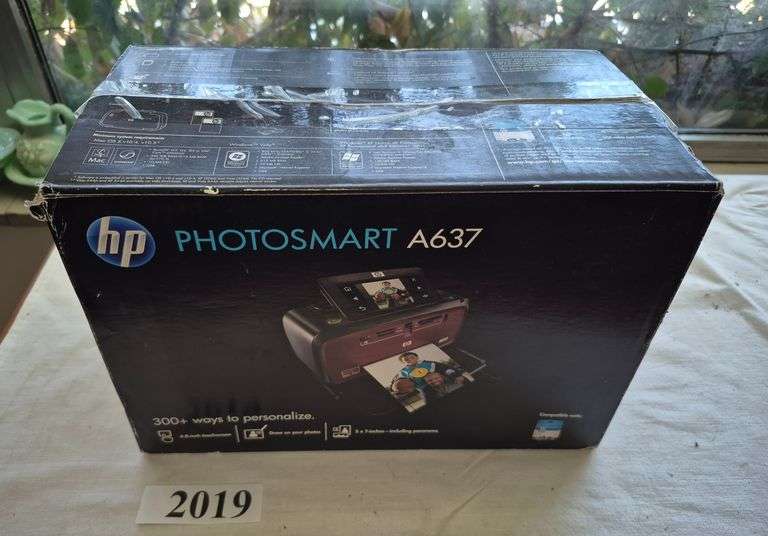 HP PhotoSmart A637 printer sealed in box