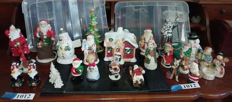 Christmas Santas and snowmen, Angel bell, Etc