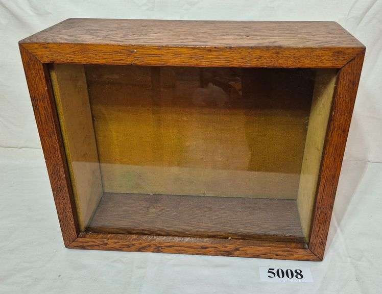 Oak display case