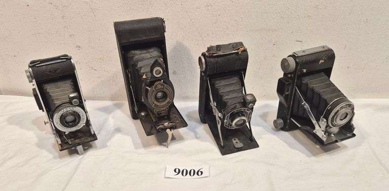 Four folding cameras