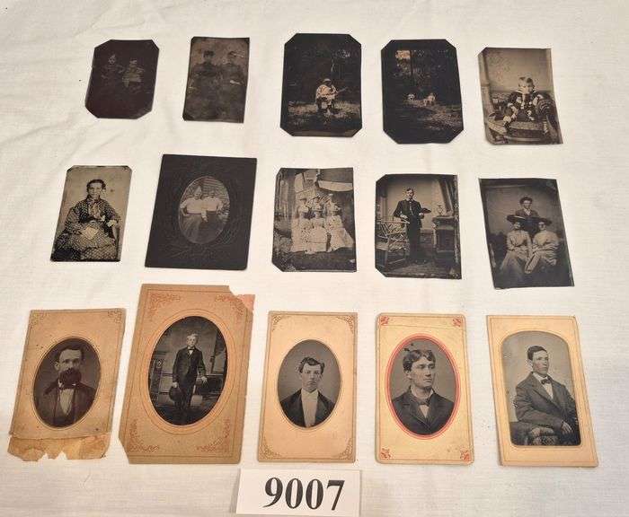 15 tintypes and other photos