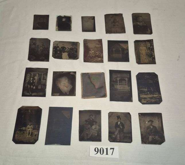 20 tintype and ambrotype photos