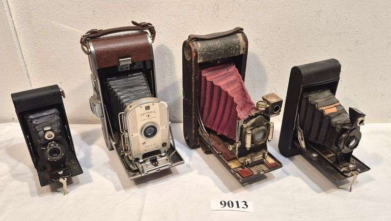 Four folding cameras