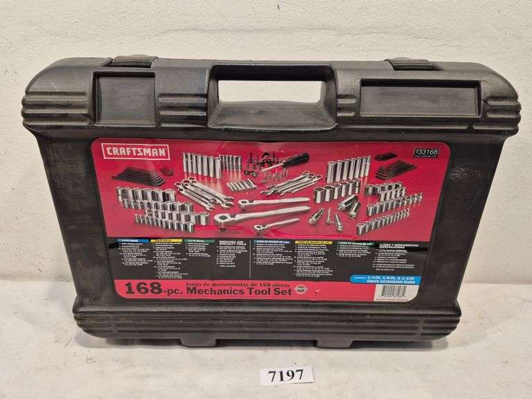 Craftsman 168 piece mechanics tool set unused in case