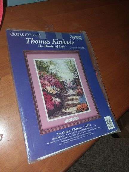 Cross stitch kits, books, towels and fabric,etc