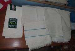 Cross stitch kits, books, towels and fabric,etc