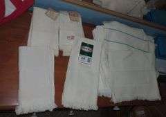 Cross stitch kits, books, towels and fabric,etc