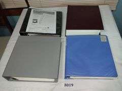 Four stamp albums