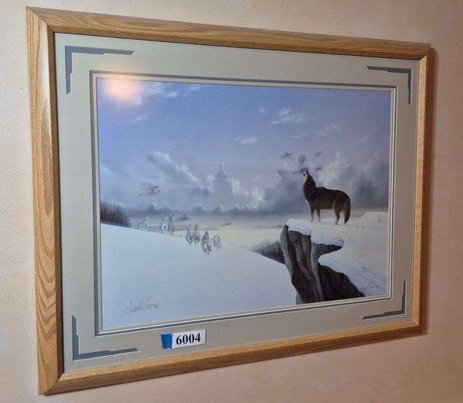 Donald Vann artist signed limited edition framed print