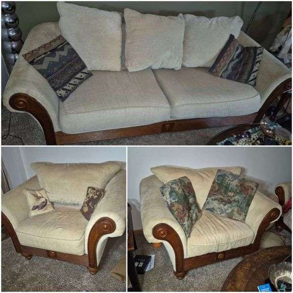 Sofa Express sofa and two matching arm chairs