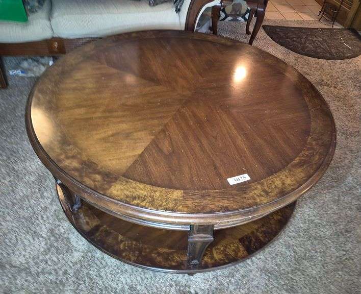 Large round coffee/cocktail table