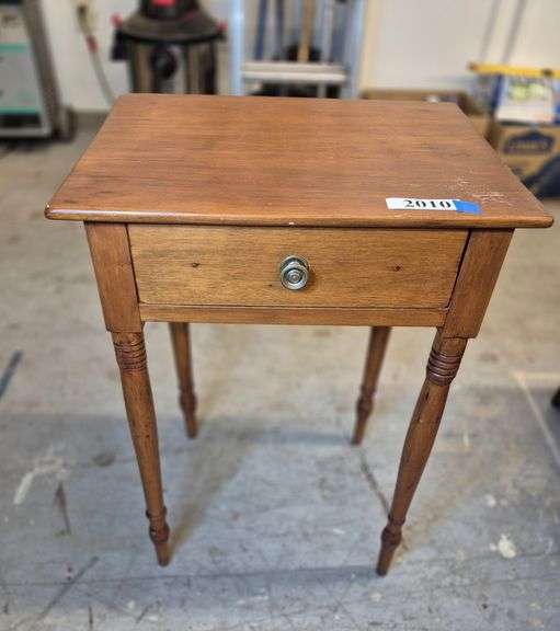 Antique one drawer stand