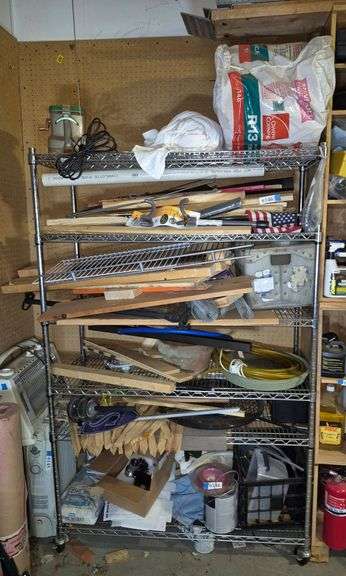 Cleaning rights to steering wheel lock, insulation, CB antenna, rope ...