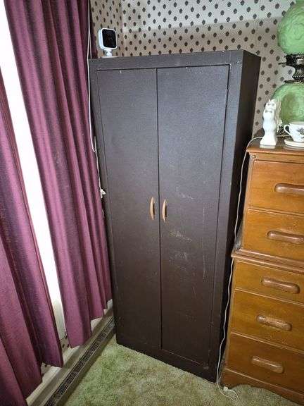 Metal wardrobe cabinet