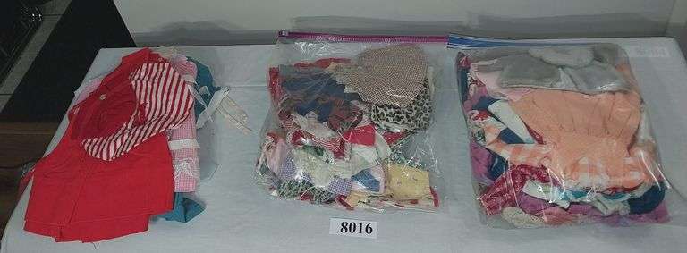 Doll and baby clothes