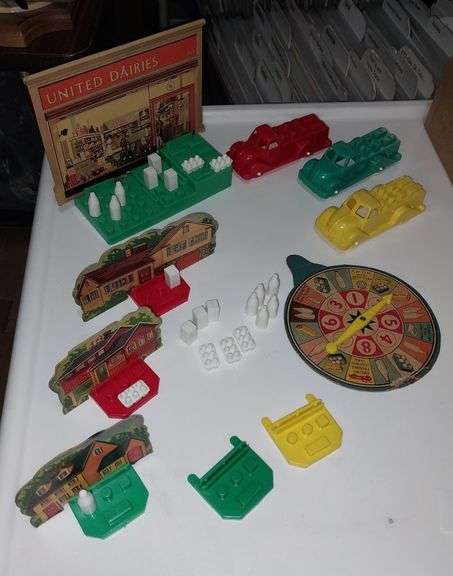 Antique putting game, United Dairies game