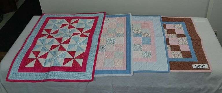 4 baby/doll decorator quilts