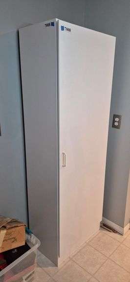 White laminate cabinet