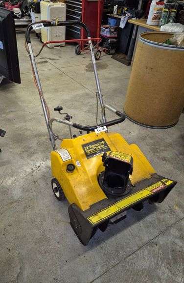 22-in 3 HP snowblower with electric start