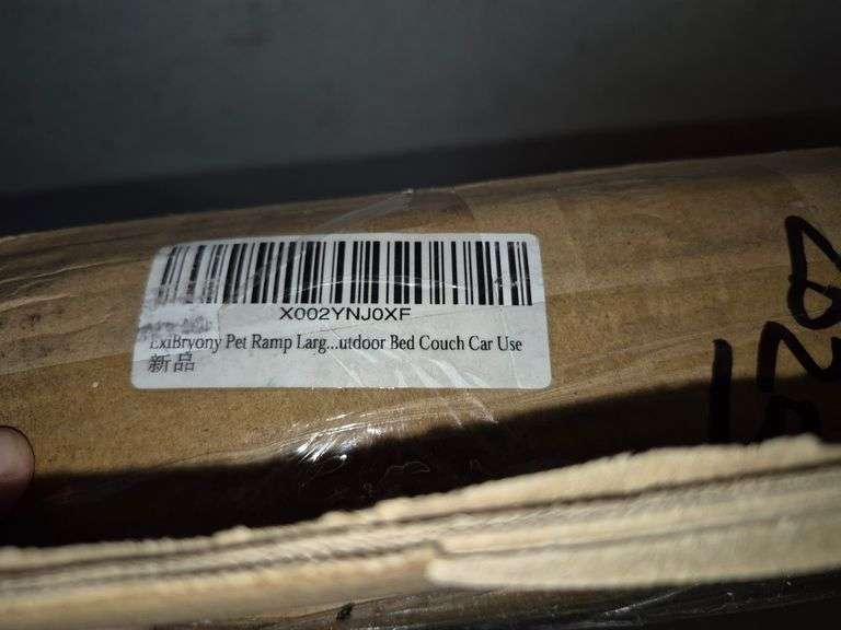 Pet ramp in box